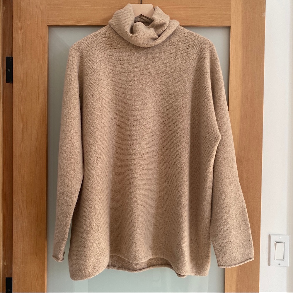 New LAUREN MANOOGIAN Alpaca Turtleneck Sweater